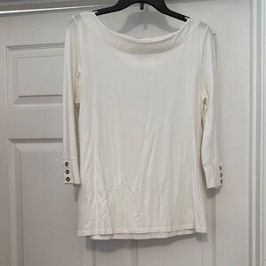 Elegant Cream Women's Top